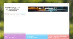 Desktop Screenshot of actu-auto-buzz.fr